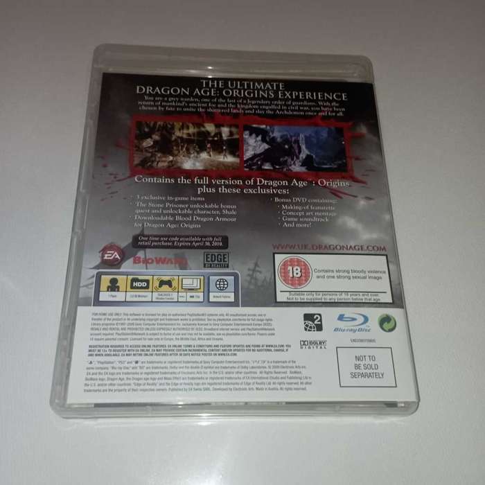 Dragon Age: Origins (Collector`s Edition) [PS3]  **CIB**